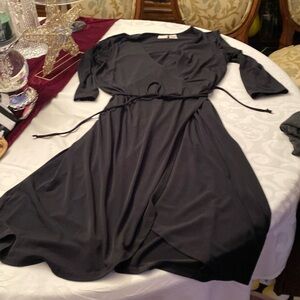 Black wraparound dress MERONA size large